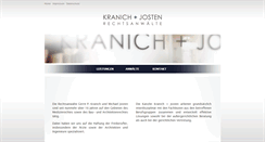 Desktop Screenshot of kranich-josten.de